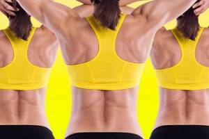 Как убрать жир со спины у женщин: упражнения от жира на спине