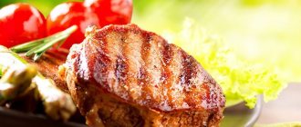 Меню мясной диеты