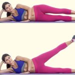 Отведение ноги лежа на боку