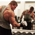 подъем гантели