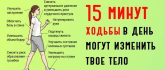 Польза ходьбы