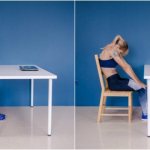 Самые простые упражнения: «кошка-корова» на стуле
