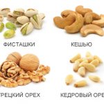 The most common types of nuts