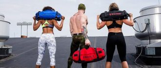Sandbag: особенности, упражнения, тренировки