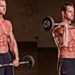 Reverse grip barbell curl