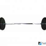 Штанга на белом фоне