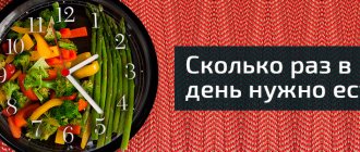 Сколько раз в день нужно есть