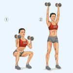 Третья фаза трастеров с гантелями