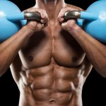 Exercises with kettlebells in bodybuilding