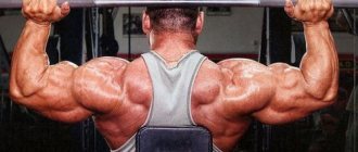 Выполнение жима из-за головы на прокачку плечевых мышц