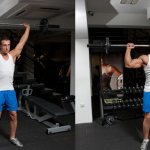 Жим из-за головы стоя