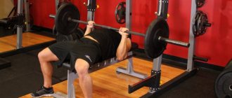 Close grip bench press